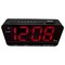 La Crosse Technology 8.75" Red and Black Contemporary Jumbo LED Alarm Clock